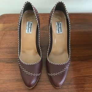 PHILOSOPHY DI ALBERTA FERRETTI brown pumps 8.5